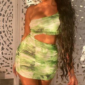 Green dress